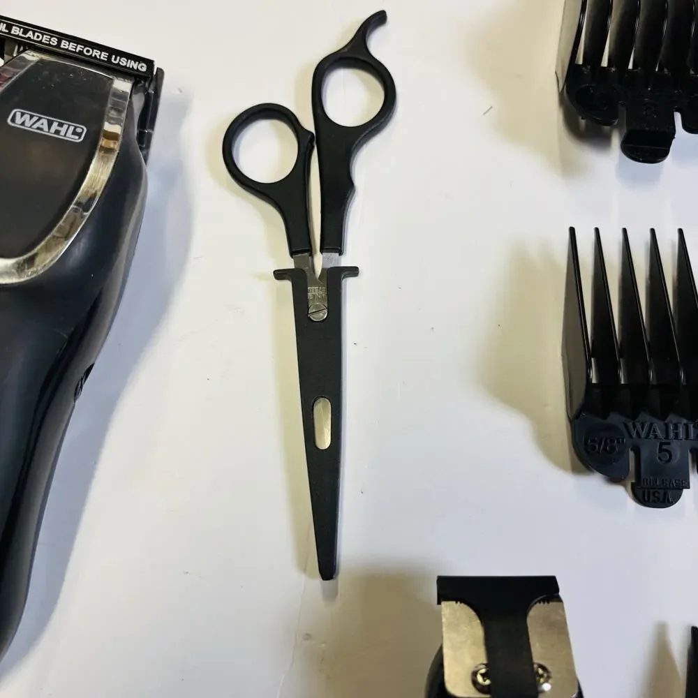 Wahl HairCut Combo Haircutting Kit - 14 Pieces. Clean! Works. Tested.
